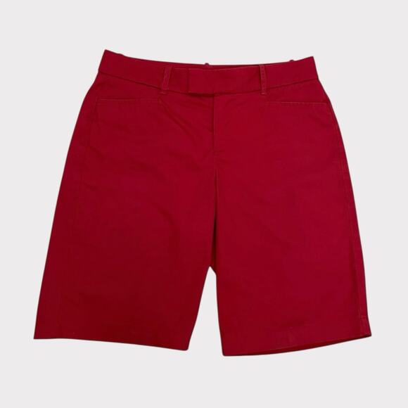 Dockers Red Bermuda Midi Denim Shorts - Picture 1 of 6